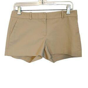 Michael Kors  Stretch Cotton Shorts Beige Ladies 4